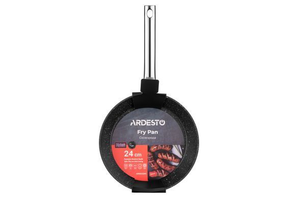 Сковорода Ardesto Gemini Abetone 24 см, черный, алюминий.