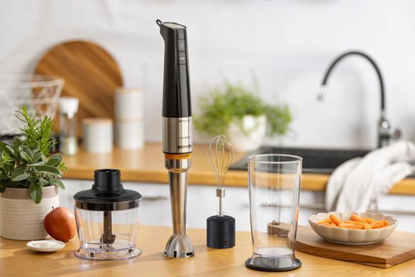 Блендер Gorenje погружной 1200Вт, 3в1, чаша-800мл, черный