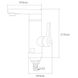 Кран-водонагреватель проточный HZ 3.0кВт 0.4-5бар для кухни гусак прямой на гайке (W) AQUATICA (HZ-6B243W)