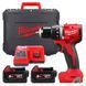 Дриль-шуруповерт акумуляторний безщітковий MILWAUKEE M18 BLDDRC-502С, 60,5Нм (зарядний пристрій М12-18 FС, 2 акумулятори М18 В5
