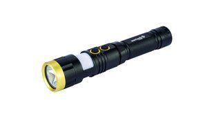 Фонарь магнитный WERTVOLL 8 режимов LED+WHITE/RED/BLUE IP44 Li-ion 2000 mAh/t 7000 K/300 lum AL 157х32 мм RX-8006