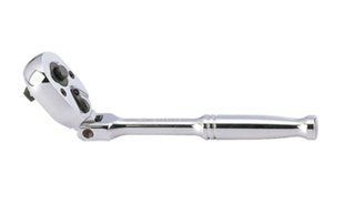 Трещотка 1/4" с карданом полированная рукоятка