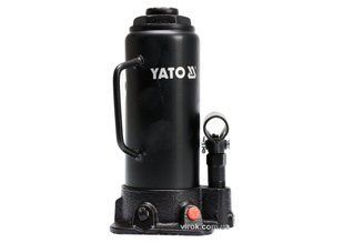 Домкрат бутылочный 10 т YATO YT-17004