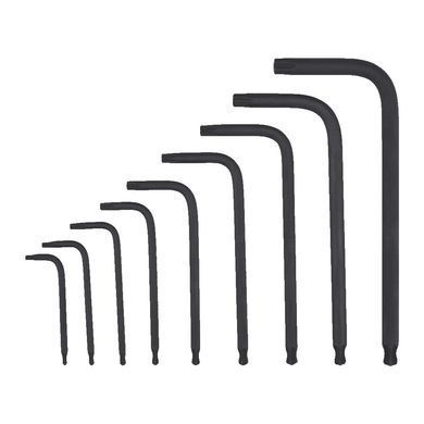 Набір ключів Г-образних Torx Compact MILWAUKEE, (T8/T9/T10/T15/T20/T25/T27/T30/T40) (9шт) , пластиковий холдер