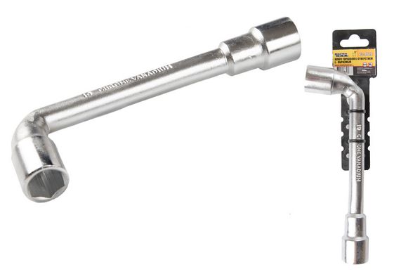 Ключ торцевой с отверстием L-образный MASTERTOOL 19 мм CRV 73-4019