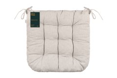 Подушка для стула Ardesto Oliver, беж, 40х40см, 100% хлопок (нап.холоф.50% пп 50%)