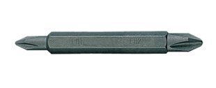 Бита торцевая 1/4" PH1 х PH2 L=60мм двусторонняя (уп.10)
