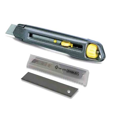 Нож 18мм сегментированное лезвие 165мм, металл серия Interlock (8-10-018)
