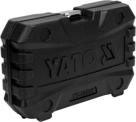 Набор отверточных насадок ударных YATO : TORX/HEX до квадратов 1/2", 3/4", 12 элем.. [5]