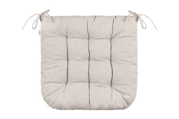 Подушка для стільця Ardesto Oliver, беж, 40х40см, 100% бавовна (напов.холоф.50% пп 50%)