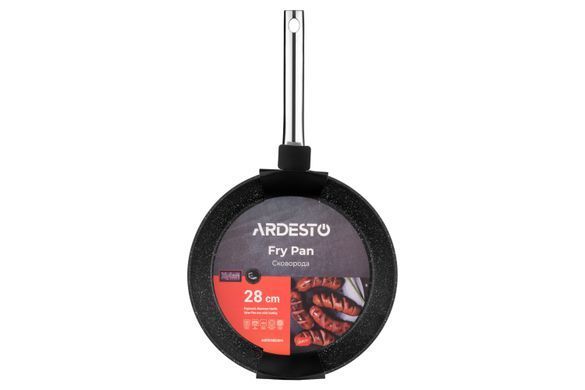 Сковорода Ardesto Gemini Abetone 28 см, черный, алюминий.