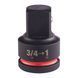 Перехідник ударний для головок ShW MILWAUKEE с квадрата 3/4" на 1" квадрат