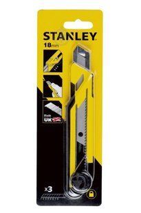 Ніж18 мм сегментоване лезоSTANLEY&reg; MPO 3 леза фіксатор гвинт (STHT10268-1)