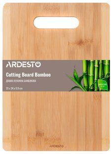 Дошка кухонна Ardesto Midori, 33*24*0.9 см, бамбук