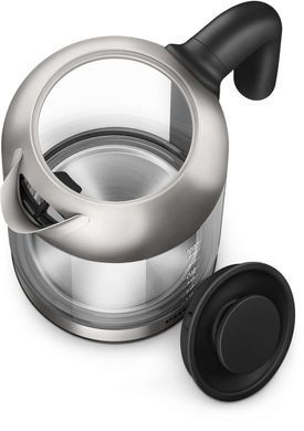 Електрочайник Philips Series 5000, 1,7л, скло, чорно-сріблястий