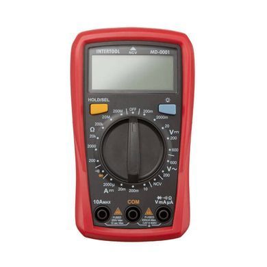 Мультиметр цифровой CAT II - 300 В / CAT I - 600 В INTERTOOL MD-0001