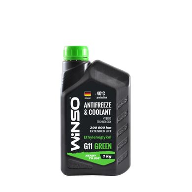 Антифриз Winso Antifreeze & Coolant Green -40°C (зеленый) G11, 1кг