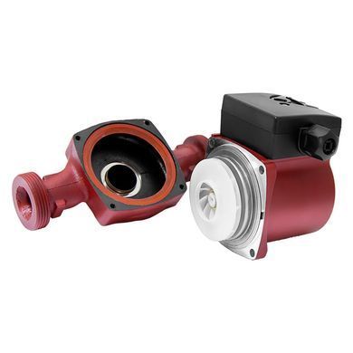 Насос циркуляционный 75Вт Hmax 4м Qmax 40л/мин &Oslash;1 1/2" 180мм бордо + гайки &Oslash;1" WETRON LР525&ndash;4/180В (774212)