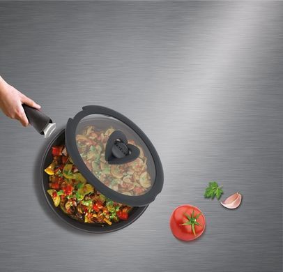 Крышка Tefal Ingenio 16см, стекло, силикон, прозрачно-черный