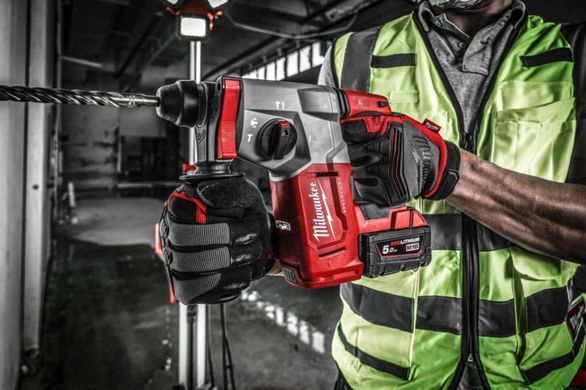 Перфоратор аккумуляторный бесщеточный SDS-PLUS MILWAUKEE, M18 BLH-0, 2,3Дж (каркас, боковая рукоять, ограничитель глубины, картонная упаковка)