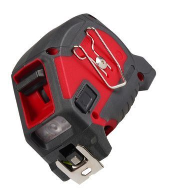 Рулетка магнітна MAGNETIC MILWAUKEE з LED підсвіткою, 7,5м, (30мм)