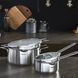 Набор посуды Tefal Nordica, 10пр., нержавеющая сталь, стекло