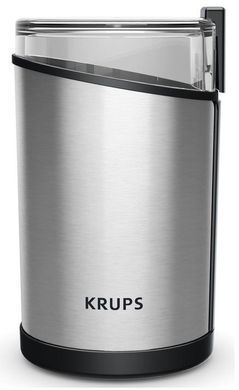 Кофемолка Krups роторная 200Вт, объем зерен-85г, пластик/металл, черный