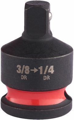 Перехідник ударний для головок ShW MILWAUKEE с квадрата 3/8" на 1/4'' квадрат
