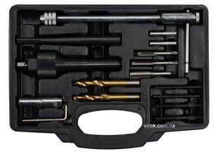 Набор для демонтажа поврежденных свечей зажигания 3/8" 16 шт YATO YT-05342