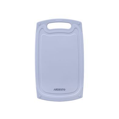 Дошка кухонна Ardesto Gemini, 25х15х0.8см, пластик, сірий