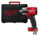 Гайковерт акумуляторний безщітковий 1/2'' MILWAUKEE, M18 FMTIW2F12-0Х, 881Нм, з кільцем (каркас, кліпса для реміня, HDкейс)