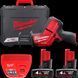 Пила сабельная аккумуляторная MILWAUKEE M12CHZ-402C M12 (зарядное устройство, 2 аккумулятора, кейс)