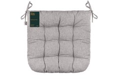 Подушка для стільця Ardesto Oliver, сірий, 40х40см, 100% бавовна (напов.холоф.50% пп 50%)