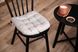Подушка для стула Ardesto Oliver, серый, 40х40см, 100% хлопок (нап.холоф.50% пп 50%)