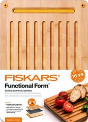 Доска бамбуковая Fiskars Functional Form для хлеба