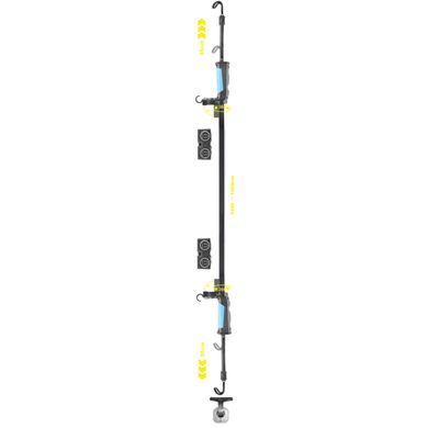 Лампа інспекційна професійна Brevia LED 120-190см 40SMD 1000lm 4000mAh