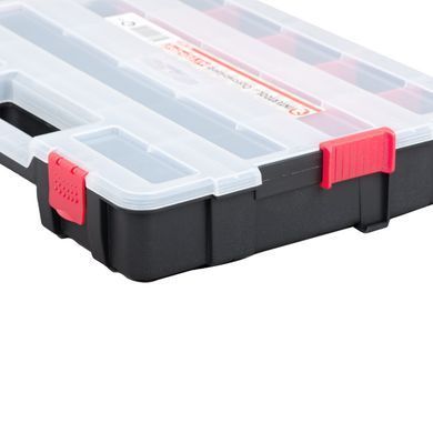Пластиковий органайзер для інструментів&nbsp;14.5" 375*290*67 мм INTERTOOL BX-4021