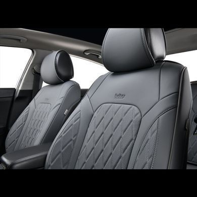 Комплект, 3D чехлы для сидений BELTEX Malibu, grey