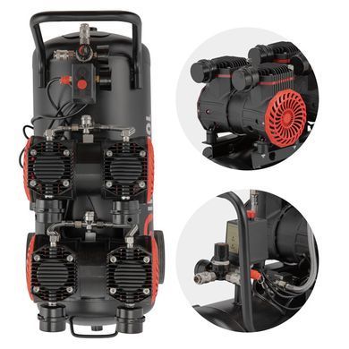 Компрессор 50 л, 2x1.1кВт, 220В, 8атм INTERTOOL PT-0030