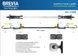 Лампа інспекційна професійна Brevia LED 120-190см 40SMD 1000lm 4000mAh