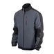 Куртка SOFTSHELL темно сіро-чорна, тришарова, тканина - стрейч 300 GSM 100D, з водо- і&nbsp;вітрозахистом,&nbsp;розмір XXL INTERTOOL SP-3135