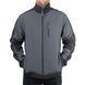 Куртка SOFTSHELL темно сіро-чорна, тришарова, тканина - стрейч 300 GSM 100D, з водо- і&nbsp;вітрозахистом,&nbsp;розмір XXL INTERTOOL SP-3135