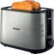 Тостер Philips WiWa Collection 950Вт, метал/пластик, чорний