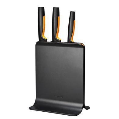 Набор ножей Fiskars Functional Form с пластиковой подставкой, 3 шт.