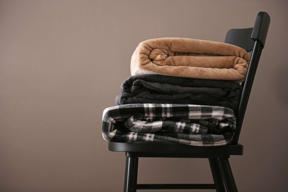Плед Ardesto Flannel, 160х200см, клітинка сіра, 100% поліестер