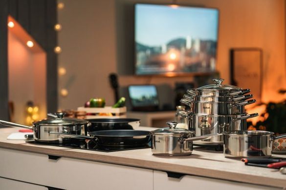 Набор посуды Tefal Cook Eat, 10 предметов, нерж.
