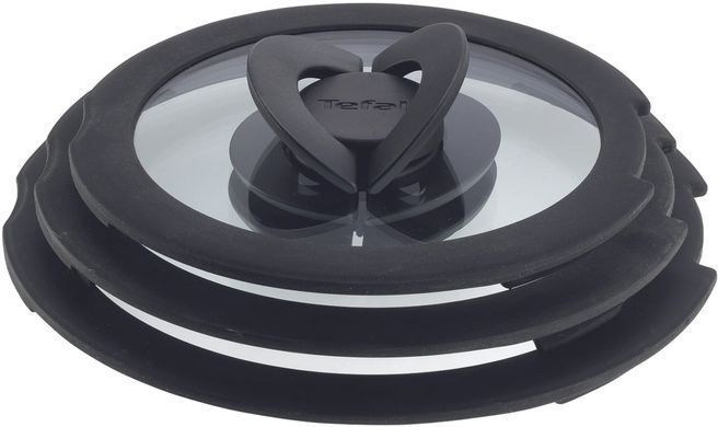 Крышка Tefal Ingenio 22см, стекло, силикон, прозрачно-черный