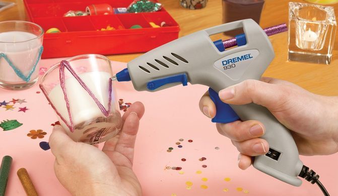 Пістолет клейовий Dremel 930, 105 &deg;C і 165&deg;C, 7мм
