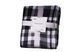 Плед Ardesto Flannel, 160х200см, клітинка сіра, 100% поліестер