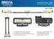 Лампа инспекционная профессиональная Brevia LED 120-190см 2x10W COB 2x1000lm 2x4000mAh Power Bank, type-C
